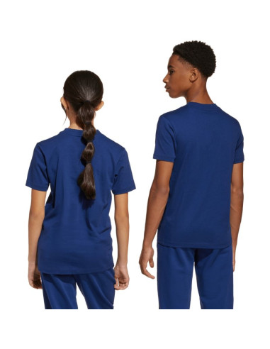 Koszulka dla dzieci adidas essentials tee 160 granatowa jy0613