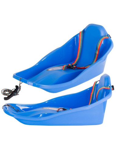 Sanki plastikowe mini topo niebieskie