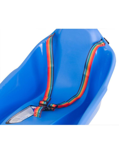 Sanki plastikowe mini topo niebieskie