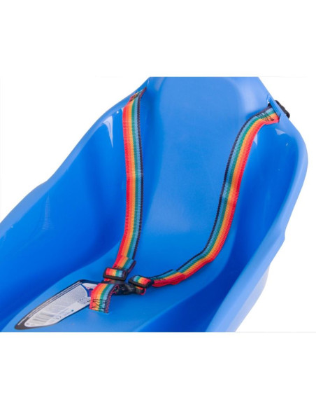 Sanki plastikowe mini topo niebieskie