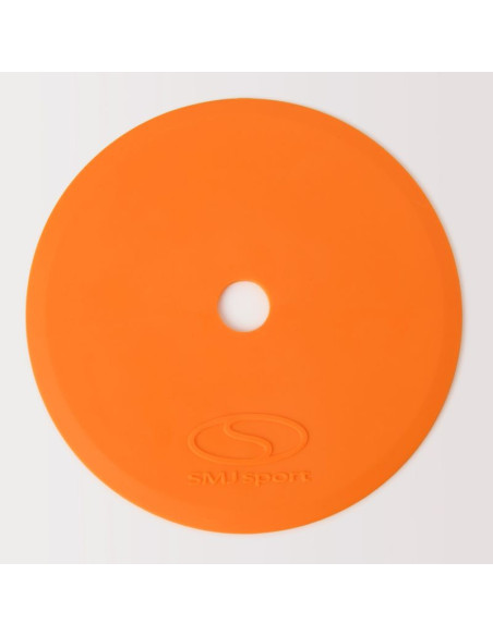 Płaskie znaczniki pola - okrągłe 15 cm - 12x pomarańczowy smj sport zpo-o