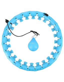 Hula hop hms hhw01 z wypustkami i obciążnikiem niebieski