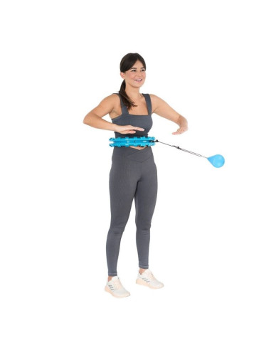 Hula hop hms hhw01 z wypustkami i obciążnikiem niebieski