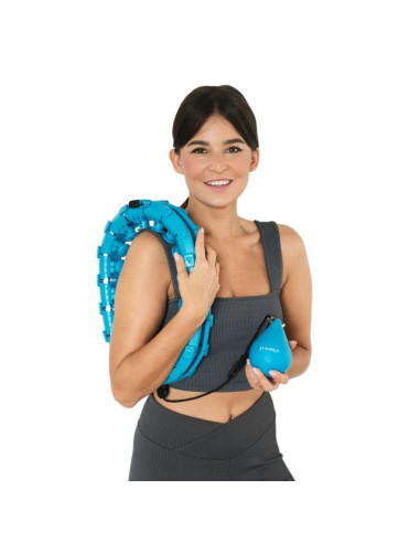 Hula hop hms hhw01 z wypustkami i obciążnikiem niebieski