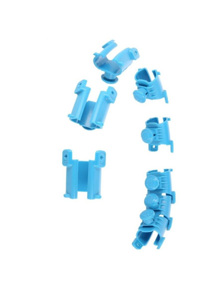 Hula hop hms hhw01 z wypustkami i obciążnikiem niebieski