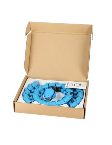 Hula hop hms hhw01 z wypustkami i obciążnikiem niebieski