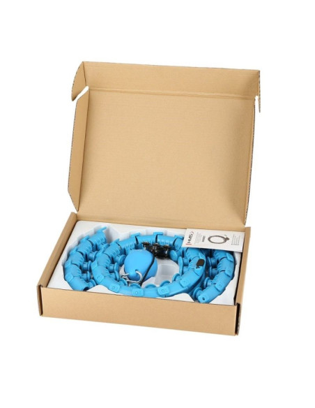 Hula hop hms hhw01 z wypustkami i obciążnikiem niebieski