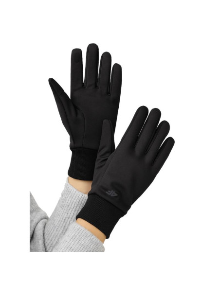 Rękawiczki shoftshellowe uniseks touch screen 4f 4fwmm00afglu183-20s