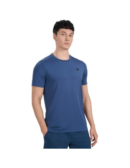 Koszulka męska 4f fnk m1521 denim 4fwaw25tftsm1521 32s