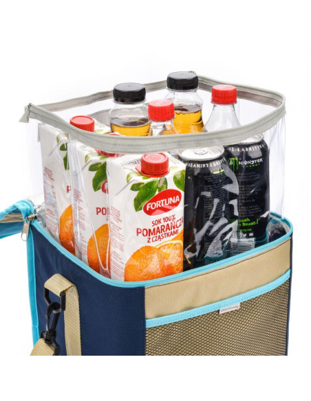 Torba termiczna meteor frigid 18 l niebieski/szary