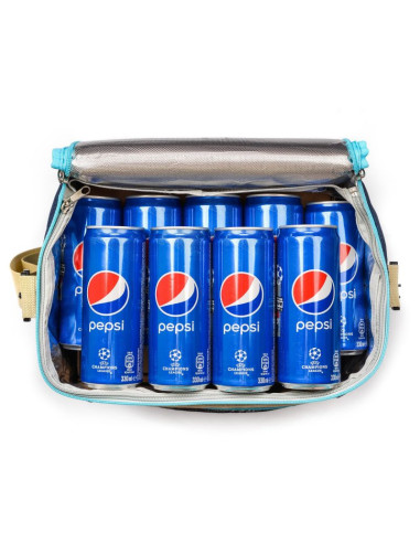 Torba termiczna meteor frigid 18 l niebieski/szary