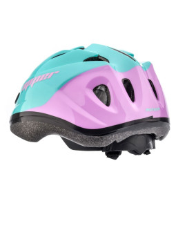 Kask rowerowy meteor ks07 apper mint/pink 2