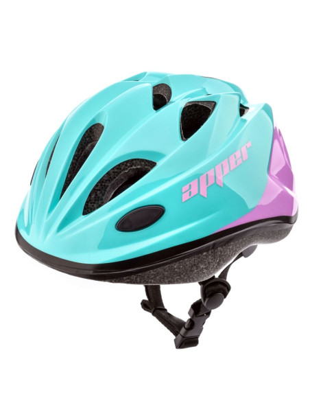 Kask rowerowy meteor ks07 apper mint/pink