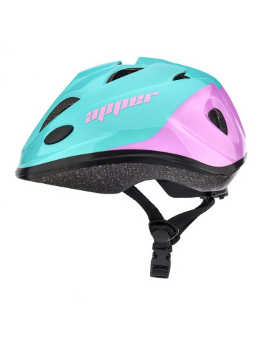Kask rowerowy meteor ks07 apper mint/pink