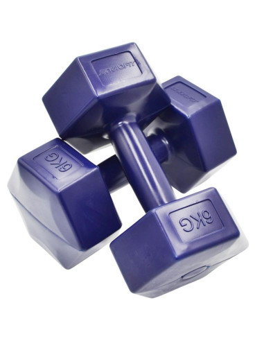 Zestaw hantli kompozytowych 2x6 kg enero fit