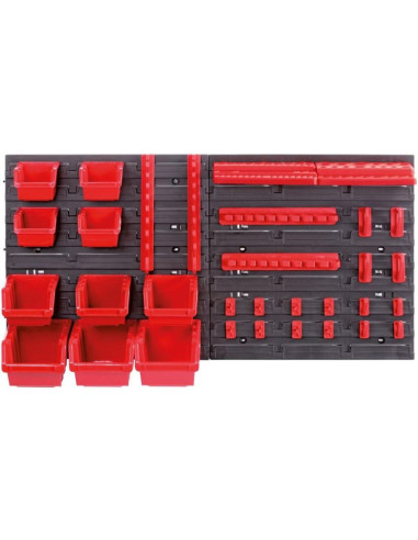 Zestaw tablic pojemników warsztatowych i uchwytów orderline kistenberg