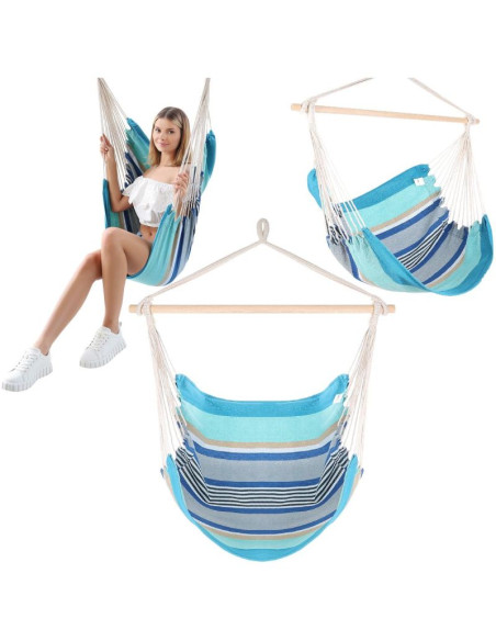 Hamak fotel wiszący brazylijski 100x100cm 1052175