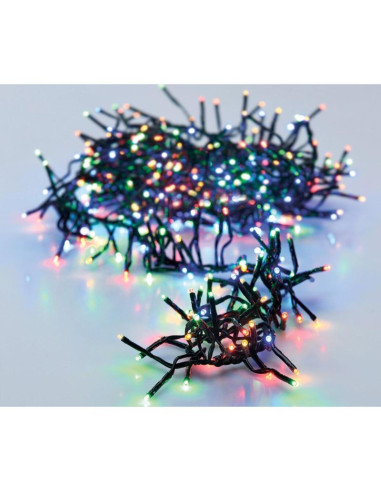 Lampki choinkowe łańcuch świetlny 576 led timer multikolor