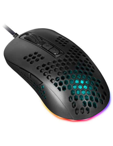 Defender mysz przewodowa gamingowa shepard gm-620l optic 12800 dpi 7p podświetlenie rgb 52620