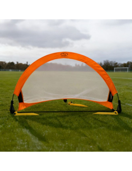Bramka piłkarska treningowa pop-up - pomarańczowa (s) 76x45x45 cm
