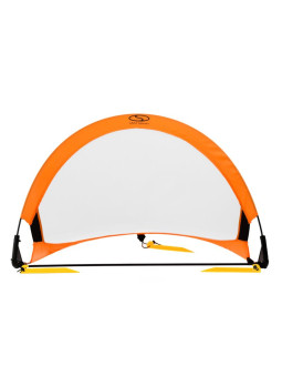 Bramka piłkarska treningowa pop-up - pomarańczowa (s) 76x45x45 cm 2