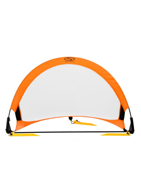 Bramka piłkarska treningowa pop-up - pomarańczowa (s) 76x45x45 cm