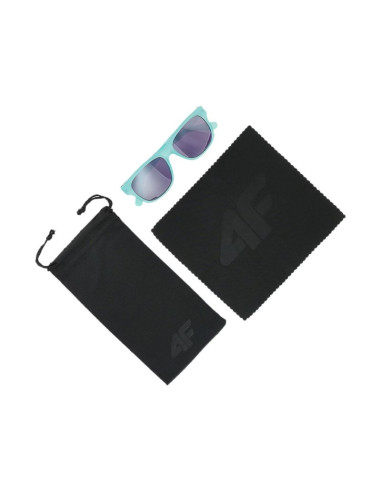 Okulary przeciwsłoneczne dla dzieci 4f u066 błękit turkusowy 4fjwss25asunu066 48s