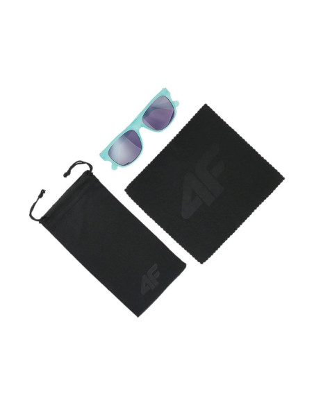 Okulary przeciwsłoneczne dla dzieci 4f u066 błękit turkusowy 4fjwss25asunu066 48s