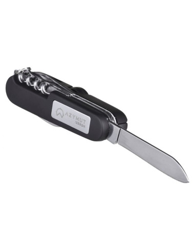 Scyzoryk azymut izeron - 13 narzędzi + kabura, 90 mm czarny (hk20017-8bl)