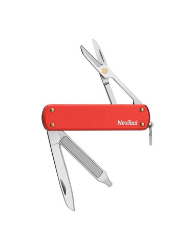 Nóż wielofunkcyjny nextool mini pocket knife ne0142 4w1 czerwony