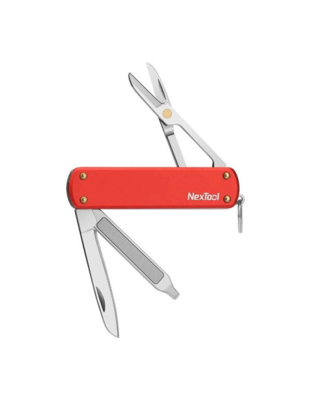 Nóż wielofunkcyjny nextool mini pocket knife ne0142 4w1 czerwony