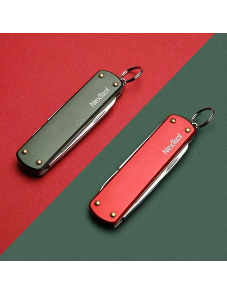 Nóż wielofunkcyjny nextool mini pocket knife ne0142 4w1 czerwony