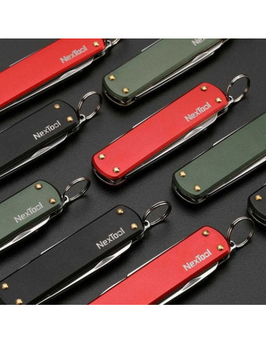 Nóż wielofunkcyjny nextool mini pocket knife ne0142 4w1 czerwony