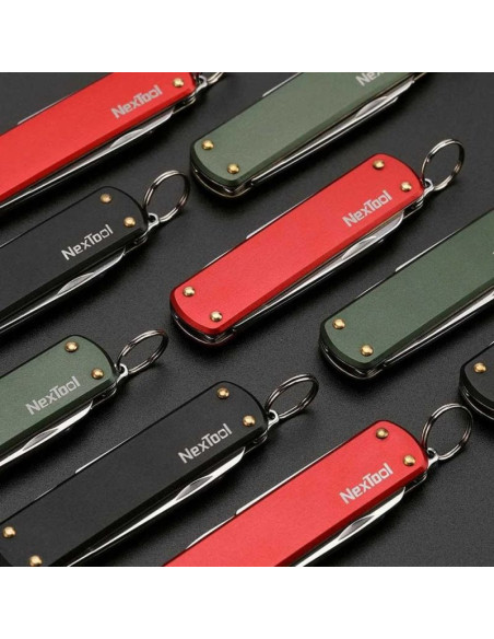 Nóż wielofunkcyjny nextool mini pocket knife ne0142 4w1 czerwony