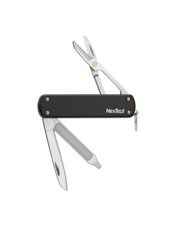 Nóż wielofunkcyjny nextool mini pocket knife ne0141 4w1 czarny 2