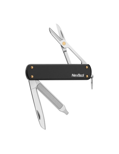 Nóż wielofunkcyjny nextool mini pocket knife ne0141 4w1 czarny
