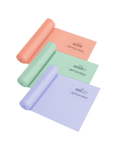 Zestaw 3 gum fitness spokey ribbon tex set