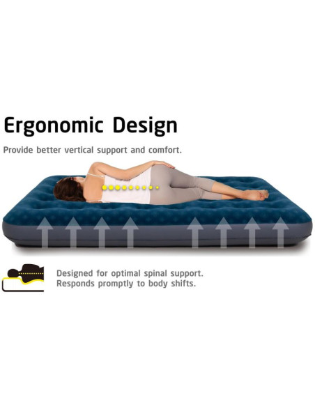 Materac flokowany 1-osobowy z nadrukiem 3d 191x73x22cm 24501