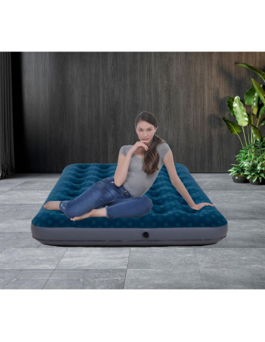 Materac flokowany 1-osobowy z nadrukiem 3d 191x73x22cm 24501