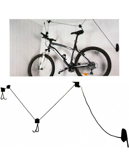 Uchwyt sufitowy rowerowy podnośnik na rower winda dunlop