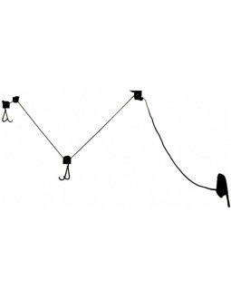 Uchwyt sufitowy rowerowy podnośnik na rower winda dunlop 2