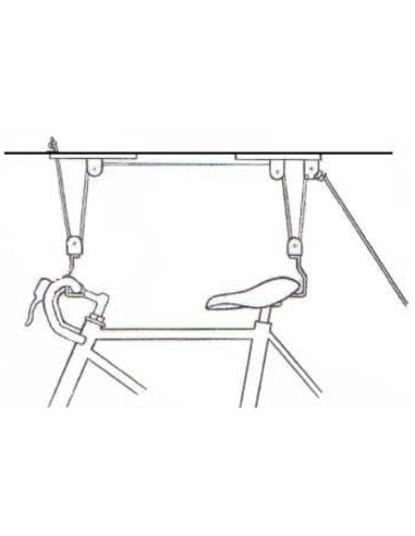 Uchwyt sufitowy rowerowy podnośnik na rower winda dunlop