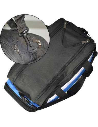 Torba sportowa masita 6015 niebiesko- czarna