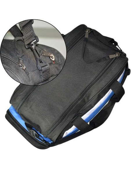 Torba sportowa masita 6015 niebiesko- czarna