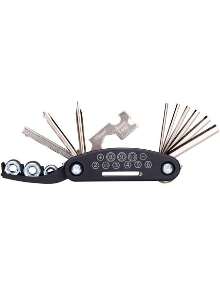 Zestaw narzędzi rowerowych 14 elementów w etui bicycle gear