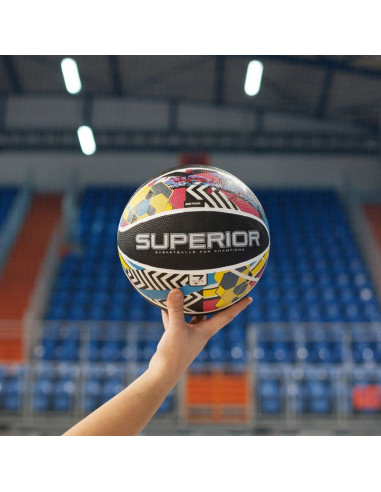 Piłka koszykowa meteor superior abstract