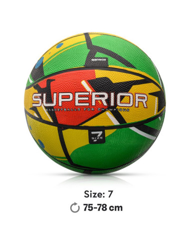 Piłka koszykowa meteor superior graffiti