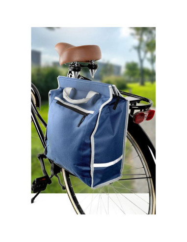 Torba sakwa rowerowa na zakupy tylnia bagażnik 20l dunlop