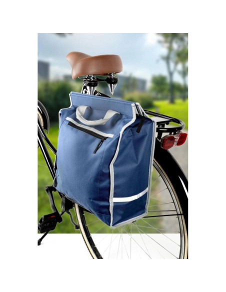 Torba sakwa rowerowa na zakupy tylnia bagażnik 20l dunlop