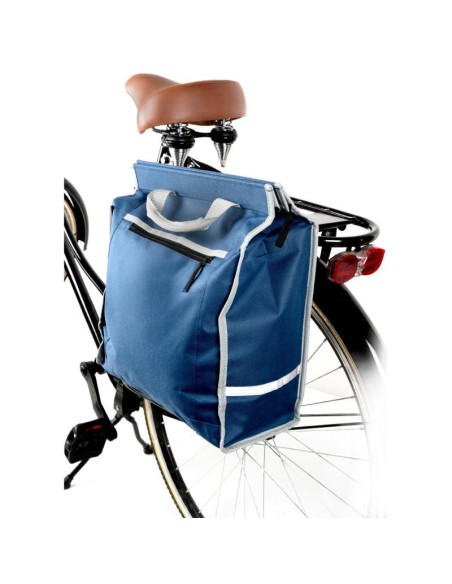 Torba sakwa rowerowa na zakupy tylnia bagażnik 20l dunlop